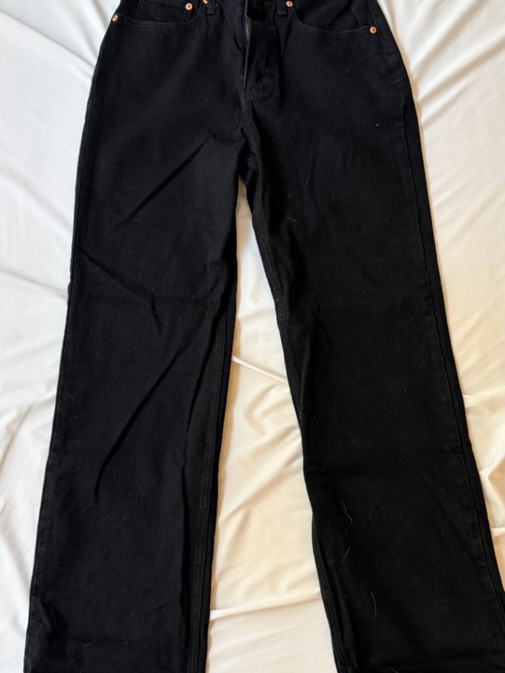 Abercrombie Curve Love 90s Relaxed High Rise Jeans 26 Black